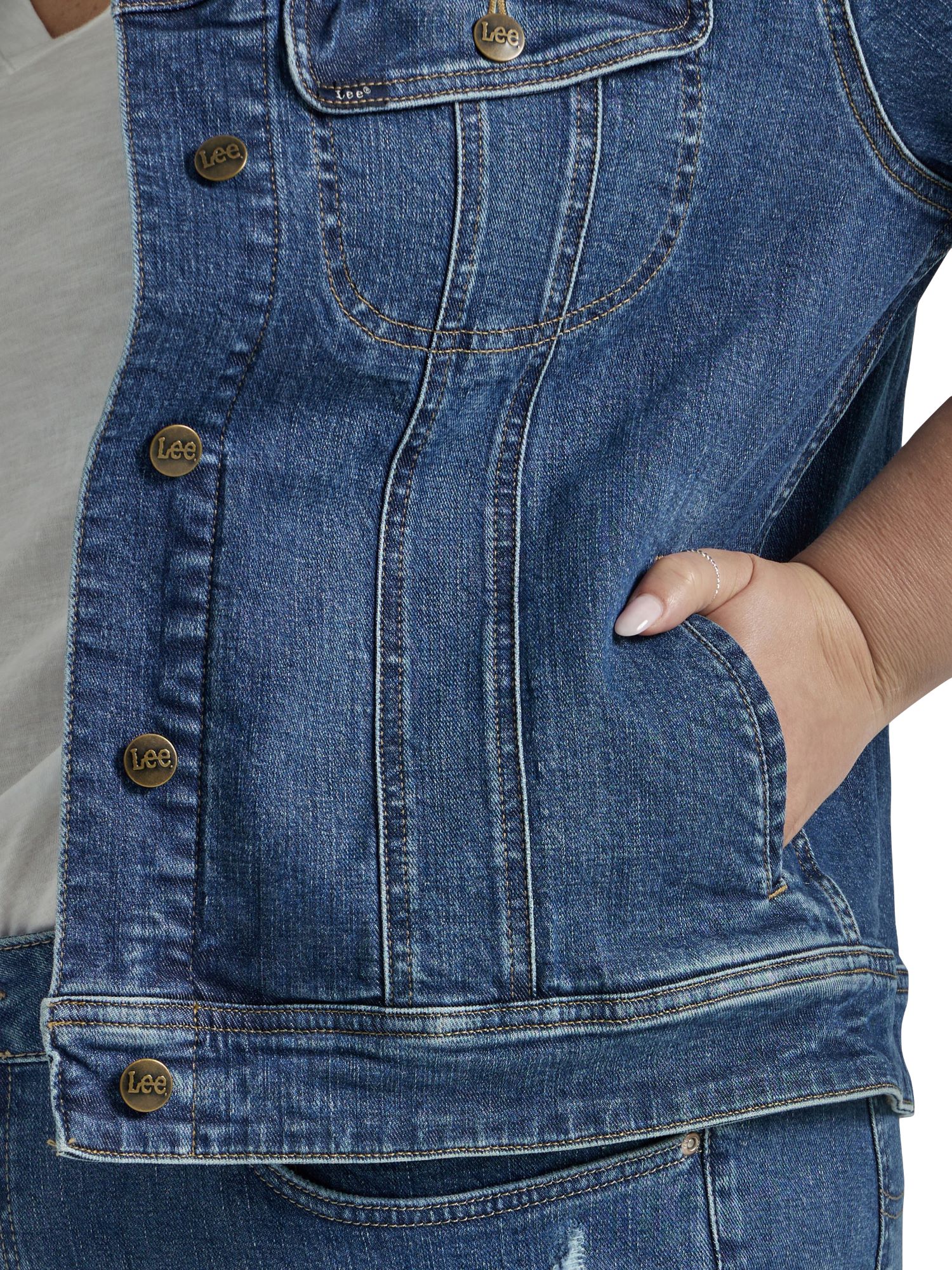 Lee® Women's Plus Legendary Denim Jacket