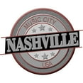thumbnail image 3 of CafePress - Nashville Music City CIR BLK Pajamas - Women's Dark Pajamas, 3 of 4