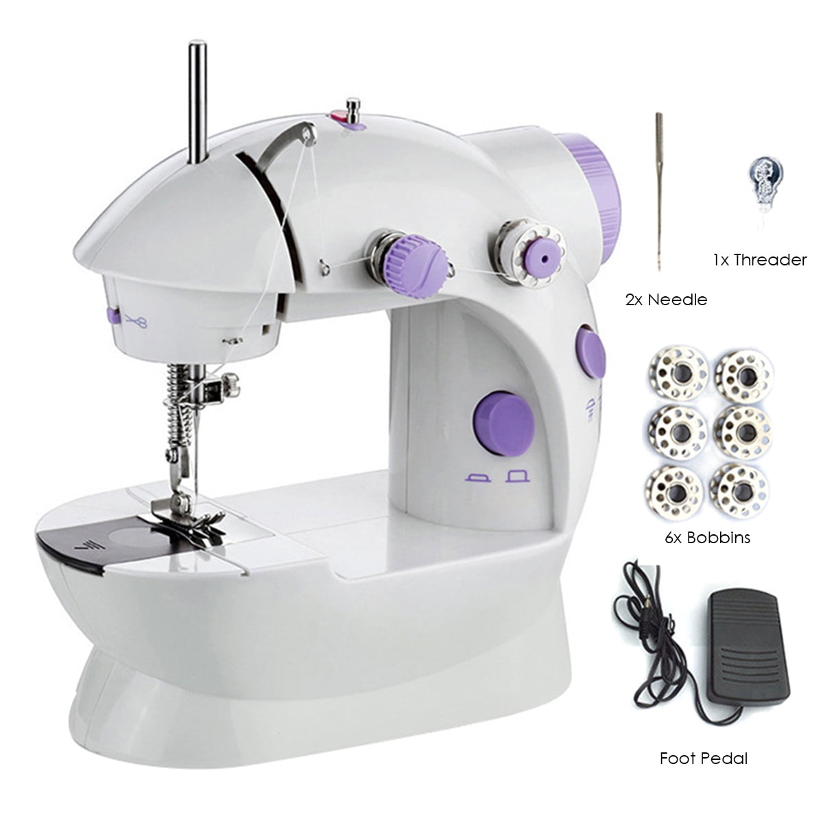 Multifunctional non-electric hand-held Mini practical sewing machine 