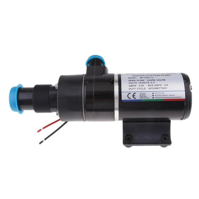 Bomba de Aguas Residuales Sucias Shamjiam Bomba de Aguas Residuales Bomba de Sumidero 12 GPM 12V Autocaravana En Bote RV