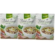 Adamba Zurek o Smaku Boczku Polish Zurek with Bacon Flavor 50g Bag (3-Pack)