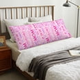 thumbnail image 4 of Balery Best Mom ever Funda Protectora para Almohada Corporal de Algodón Hipoalergénico con Cierre(55 x 21 pulgadas), Almohadas No Incluidas, 4 of 7