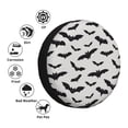 thumbnail image 5 of Spare Tire Cover, Halloween bats grey cool print Wheel Cover Tire Covers for Trailers Car Truck Camper Universal Tire Covering Fits Diameter 16 inch, 5 of 7