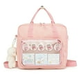 thumbnail image 6 of Baguery Kawaii Y2K Ita Backpack - 3-Way Crossbody Messenger Bag, Cute Tote Shoulder Purse for Women, 6 of 8