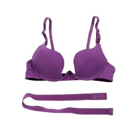

Popvcly Women s Sexy Deep Ultra U Shape UBra Adjust Straps Push Up Plunge Bra Low Cleavage Underwear Bra