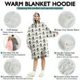 thumbnail image 5 of Wearable Oversized Blanket,Brown Bigfoot and Tree Pattern Wearable Blanket Hoodie for Adults,Cozy Hooded Blankets with Super Pockets,Super Warm Fuzzy Pullover for Women & Men, 5 of 6