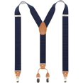 thumbnail image 1 of Timiot Men’s Y-Back 4 Metal Clip Elastic Wide Suspenders Perfect For Both Casual&Formal, 1 of 4