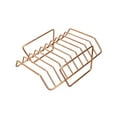 thumbnail image 5 of Aymzbd Grill Rib Rack BBQ Tool Sturdy Easy to Use Multipurpose for Hams Yard Hiking Rose Gold, 5 of 9