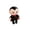 1C- Vampire, variant on Halloween Skeleton Plush 10", Cute Stuffed Skeleton Doll Toys, Soft Spooky Plushie for K*ids Halloween Gift, 1 Pack