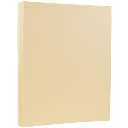 - JAM Paper Recycled Cardstock, 8.5 x 11, 80lb Husk Genesis Paper, 50 Sheets/Pack