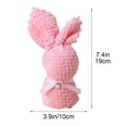 thumbnail image 3 of Tauxra Soft Cute Rabbit Shape Absorbent Fiber Bath Towel With Beads 29.5x13.8 Inches For Kids Party Favors, 3 of 6