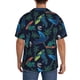 thumbnail image 3 of Fotbe Dinosaur Camisa Estampada de Manga Corta para Hombre, Casual de Verano, Estilo Playero, Sin Arrugas-Large, 3 of 5