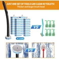 thumbnail image 6 of Disposable Toilet Brush - Toilet Bowl Cleaner, Toilet Cleaning Supplies, Toilet Brush with Holder, Toilet Bowl Cleaner Wands,40 Refills for Toilet Cleaning and Hygienic Bathroom Maintenance, 6 of 6