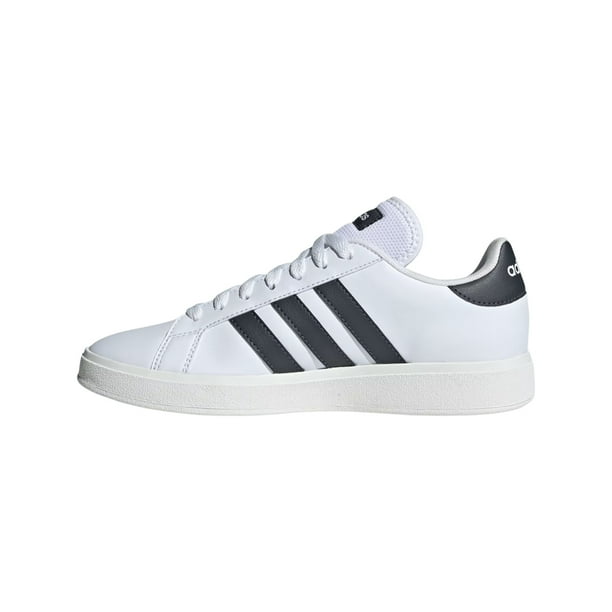 Tenis Adidas Unisex Grand Court Base 2.0 Ie8511 Blanco Negro Flores Walmart en linea