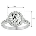 thumbnail image 5 of SuperJeweler 2 1/2 Carat Halo Diamond Engagement Ring In 14 Karat White Gold For Women, 5 of 6