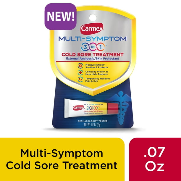 Carmex MultiSymptom 3in1 Cold Sore Treatment