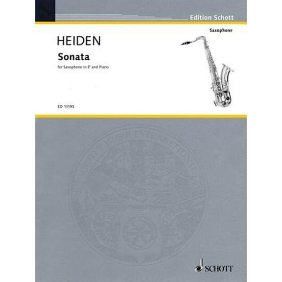 Pre-Owned Sonata: For Alto Saxophone & Piano (Paperback) by Bernhard Heiden