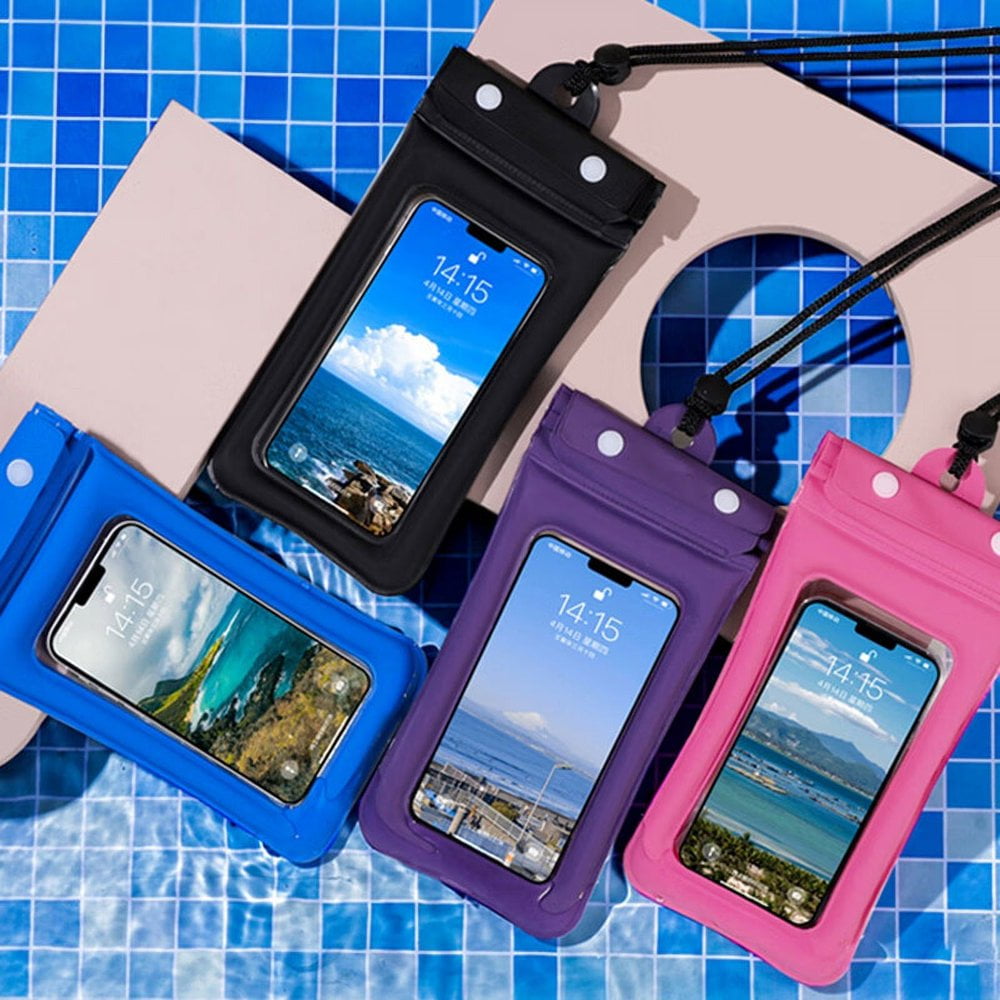 Pochette Étanche Universelle Pour Smartphone IPX8 - Jusqu'à 7,2 Pouces - Pour IPhone, Samsung Et Plus - Idéale Plage, Piscine