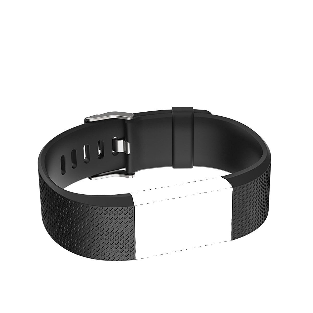 Slordig merk vervolgens Fitbit Charge 2 Bands Replacement Sport Strap Accessories with Fasteners  and Metal Clasps for Fitbit Charge 2 Wristband (Large, Black) - Walmart.com