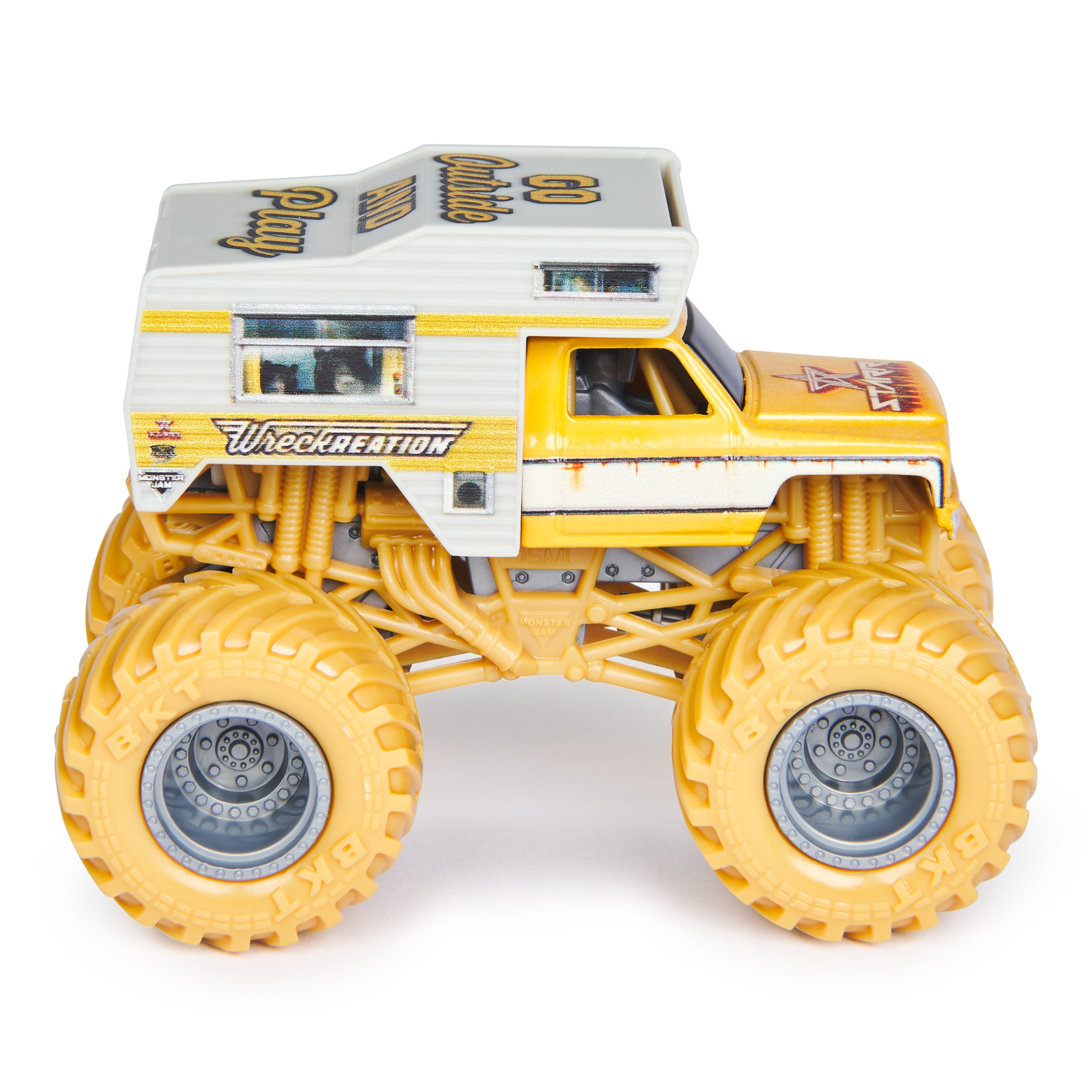Monster Jam, Official Wreckreation Vs. Forest Rescue Die-Cast Monster Trucks, 1:64 Scale, Kids Toys for Boys Ages 3 and up