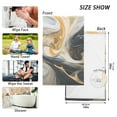 thumbnail image 2 of Marble Black and White Cotton Face Towels Soft Hand Towel Absorbent Bathroom Towel for Kitchen Hotel Decoration, 2 of 7