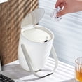 thumbnail image 1 of Mini Open Lid Trash Can Desktop Plastic Wastebasket Small Round Wastebasket Wall-mounted Trash Can Bathroom Kitchen Office Deals Of The Day Clearance, 1 of 9
