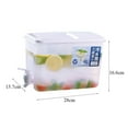thumbnail image 2 of thinsony 4L Mix Drinks Water Jug for Lemonade Beverage Ice Tea Fruit Tea Pitcher, 2 of 7