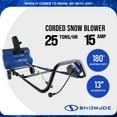 thumbnail image 4 of Snow Joe 15A Electric Walk Behind Snow Blower with Dual LED Lights, SNJ-SJ627E, 4 of 9