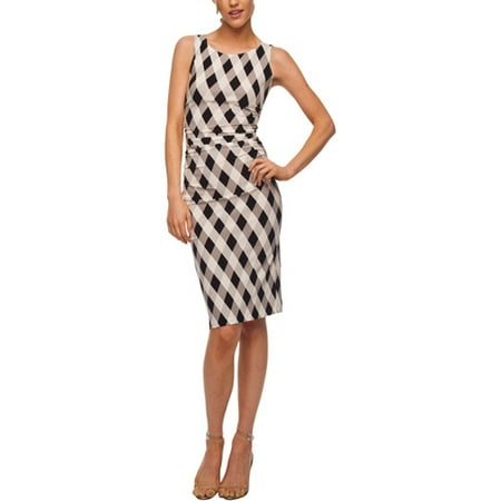 Norma Kamali - Women's Shirred Column Print Jersey Dress