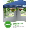 thumbnail image 5 of Quictent 10'x10' Pop up Canopy Tent with Sidewalls Instant Outdoor Gazebo Easy Party Tent Enclosed Waterproof, Easy Set up (Navy Blue), 5 of 10