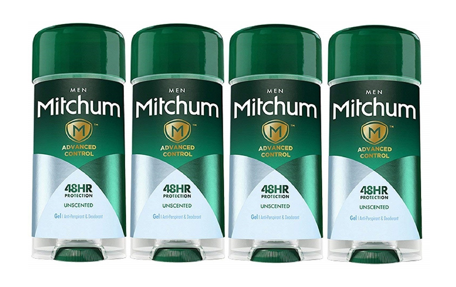 Mitchum Power Gel Anti Perspirant Deodorant Unscented 2.25 Oz (Pack Of