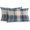 Blue, variant on Throw Pillow Covers 20x20 Inch Set of 2, Blue Brown Plaid Waterproof Outdoor Pillow Covers, Vintage Abstract Stripes Lattice Decorative Cushion Pillowcases for Couch, Sofa, Bed, Garden, Patio
