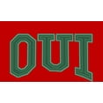 thumbnail image 4 of French Oui Adult Red Crew Neck Short Sleeve Tee-Medium, 4 of 4