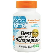 Doctor's Best High Potency Serrapeptase 120,000, 90 CT