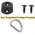 thumbnail image 1 of PENGX 6-Pack Nylon Cargo Net Hook Set - Trunk Storage Organizer Fixing Kit with Screws  Rear Boot Floor Net Tie Down Rings for Secure Hanging, 1 of 6