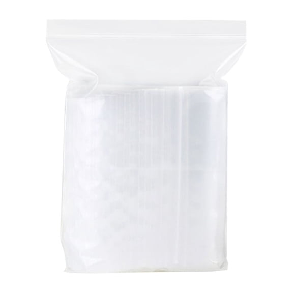 Raindrops 100pcs Heavy Duty Clear Sealed Zipper Reclosable Plastic Storage Bags for Storage 7x10cm