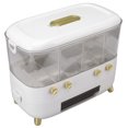 thumbnail image 1 of Compartimiento Blanco Contenedor de Almacenamiento de Alimentos Tanque de Arroz Sellado Transparente Caja de Cereales de Grano Cubo 5000ml Arroz Cebada ANGGREK Otros, 1 of 8