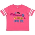 thumbnail image 3 of Inktastic My Mamaw and Papa Love Me with Hearts Boys or Girls Toddler T-Shirt, 3 of 5