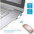 thumbnail image 5 of LINLIN Wireless Mouse,2.4G Slim Rechargeable Wireless Mouse Mice with USB Receiver,3 Adjustable 800/1200/1600 DPI Silent Mouse for PC Laptop Windows, 5 of 9