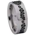 thumbnail image 3 of Flower Cluster Tungsten Carbide Ring, 3 of 9