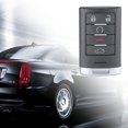 thumbnail image 4 of MesaSe Car Key Cover 5 Buttons Easy Cleaning ABS Anti-scratch Remote Key Jacket for Cadillac SLS, 4 of 7