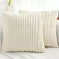 thumbnail image 2 of Liuanngg Soft Corduroy Striped Velvet Rectangle Decorative Throw Pillow Cusion For Couch 12, 2 of 5