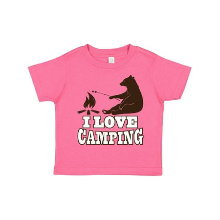 

Inktastic Campfire Bear I Love Camping Gift Toddler Boy or Toddler Girl T-Shirt