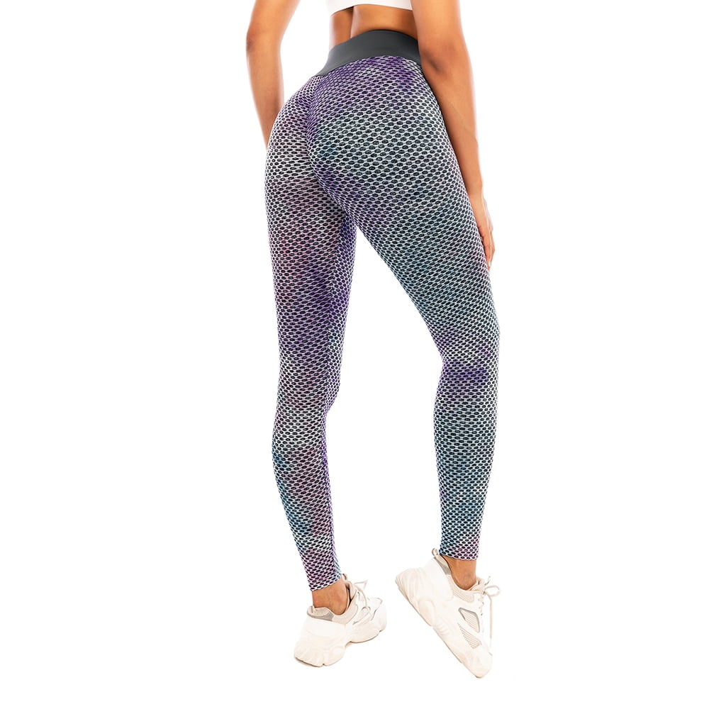 Women's High Waist Printed Yoga Leggings - Buttery Soft Workout Pants For Regular & Plus Sizes