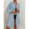 thumbnail image 4 of Bsubseach Fashion Polyester Swiss Dot Button Down Shirt Dress Swimwear Cover-Ups, One Size, 4 of 7