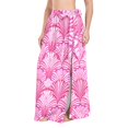 thumbnail image 2 of Women Sarong Wraps Pink Abstract Shells Swimsuit Beach Pareo Bikini Coverups Skirt M, 2 of 7