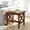 Walnut, variant on Merrick Lane Rustic End Table, Farmhouse Style Solid Wood Accent Table in Acacia Gray and Rustic White