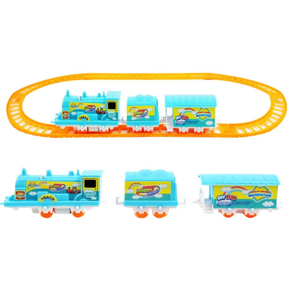 Classic Train Track Set Battery Operated Electric Train Model Toy Set