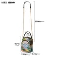 thumbnail image 2 of FORMRS Crossbody Bag for Women Quilted Travel Shoulder Cell Phone Purse with Chain Strap Handbag, Floral Seaside, 2 of 7