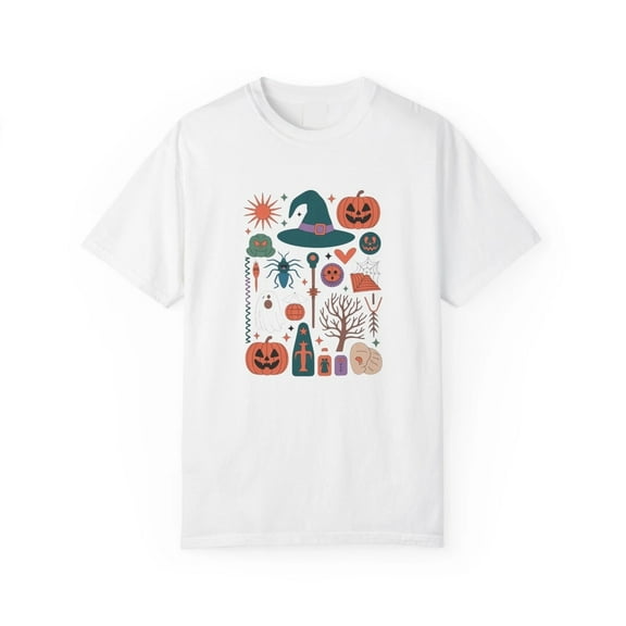 Boho Halloween T-shirt, Spooky Festival Tee, Witchy Graphic Shirt